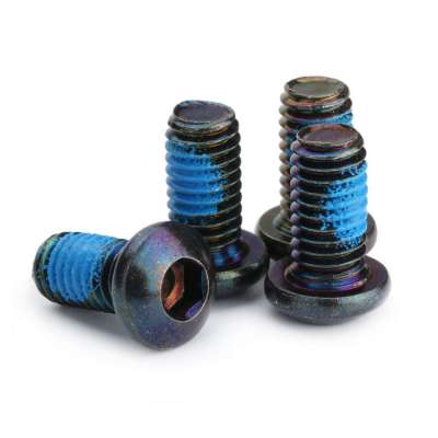 M2 M2.5 M3 M5 M6 Stainless Hexagon Socket Button Head Hex Cap Screws Steel Color Zinc Machine Allen Lock Screw