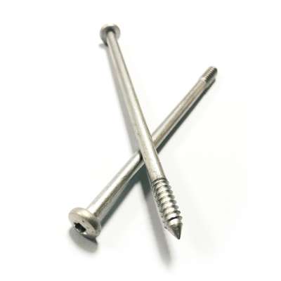 SHI SHI TONG Stainless steel 410 long screw pan head torx half thread self tapping screws