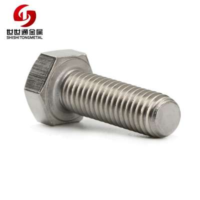 High Tensile M2 M3 M4 M5 M6 M8 M10 Stainless Steel Full Thread Hex Screw Nut and Bolt