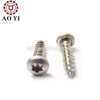 Steel self tapping screw with button pan head torx driver