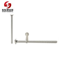 Steel Mushroom Head Square Neck  Extra Long Machine Screw Fixed Pole Long Screws