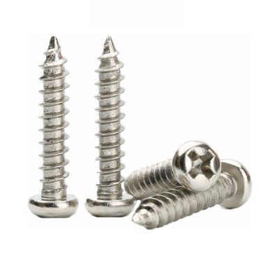 Pan Phillips Self Tapping Nickel Coating Screw DIN 7981 ISO 7049