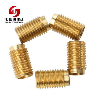 Fastener M6*10 Small Appliances Nature Color Copper Machine Thread Barrel Nuts