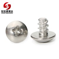 Nickel Plated Truss Head Phillips Drive Self Tapping Cut Trail Screw