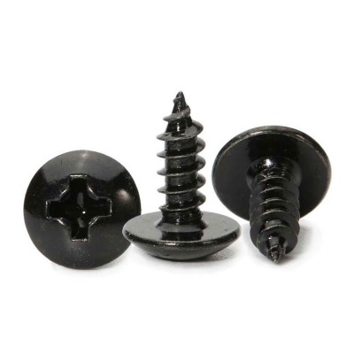 Truss Head Phillips Self Tapping Galvanized Black Screw