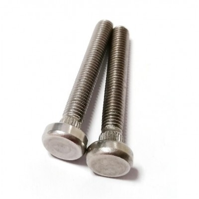 stainless steel 188 machine screw stainless cup head slotless knurled shoulder screws