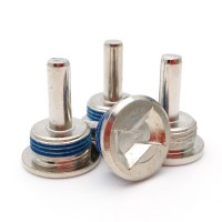 Steel Nickel Plated M2 M3 M4 M5 1/4" Nylok Thread Locking S Type Flat Head Special Anti -Theft Screw